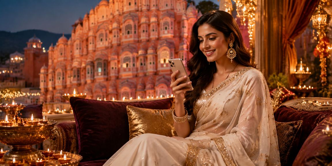 Mobile casino experience in Jaipur with traditional local aesthetics